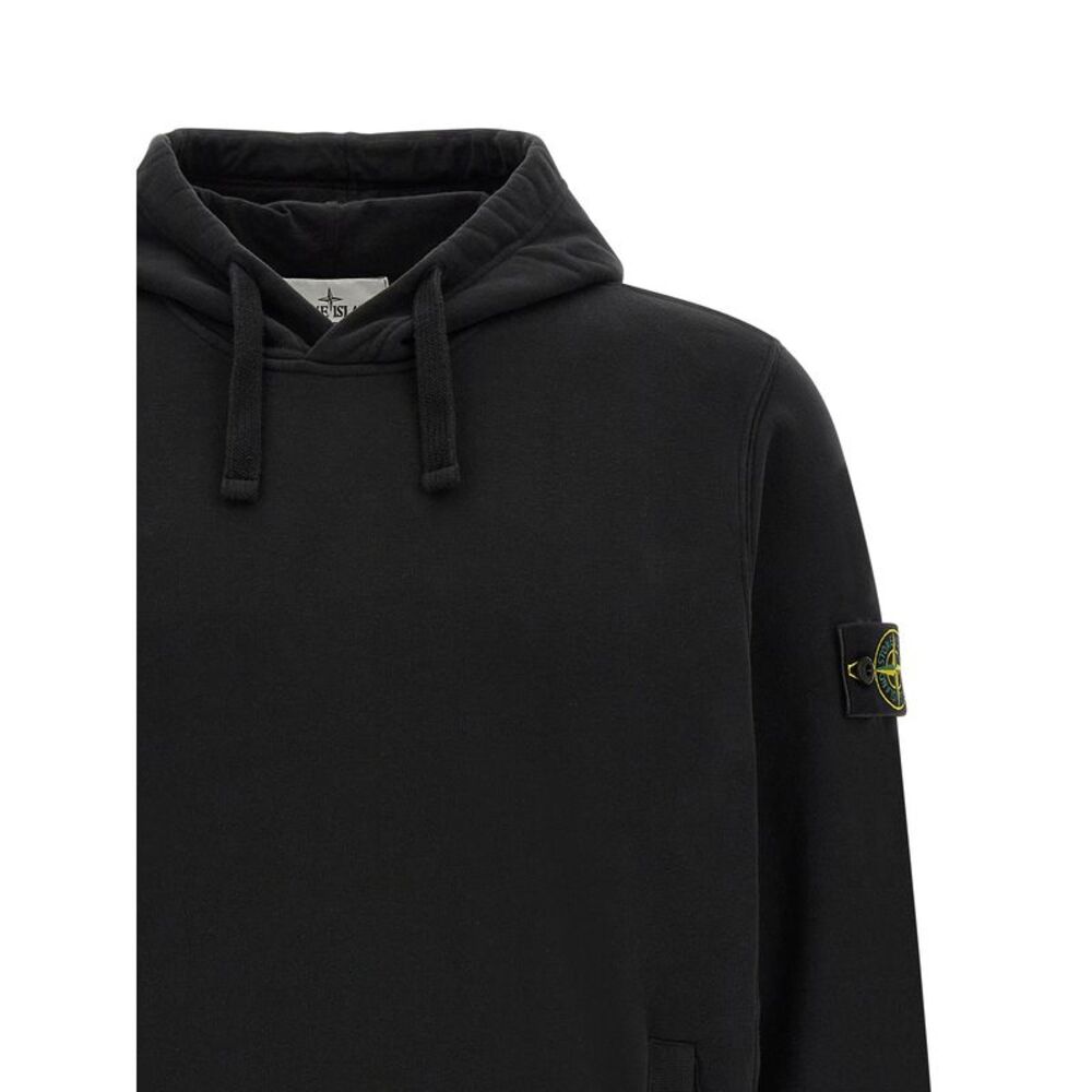 Stone Island Men 'Badge Stone Island' Hoodie - Picture 3 of 4